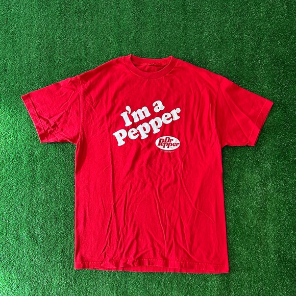 Dr. Pepper Other - Dr Pepper “I’m a Pepper” Red Graphic Tee
